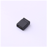 2mm Short Circuit Cap/Jumper Cap, Closed Top, KH-2.0TXM-BK-H5.0